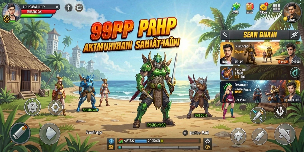 Tampilan antarmuka pengguna 99RP yang memudahkan navigasi.