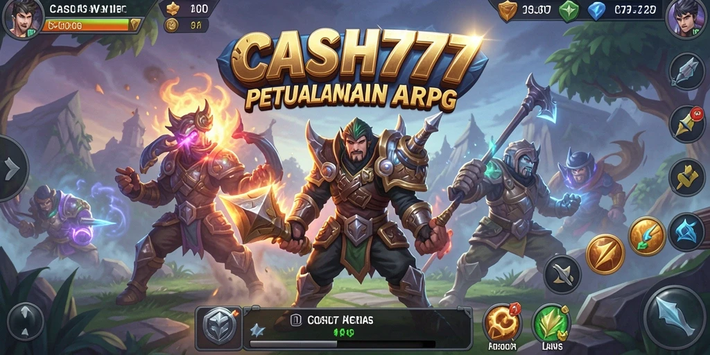 Tampilan epik petualangan dalam CASH777 dengan aksi mendebarkan.