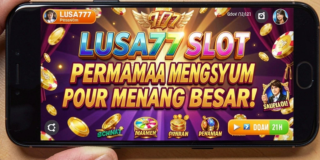 Tampilan menarik dari gameplay LUSA777 yang penuh keseruan slot.