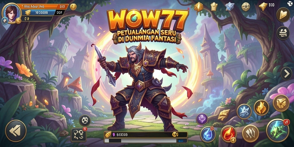 Tampilan gameplay WOW77 yang menegangkan dan penuh petualangan.